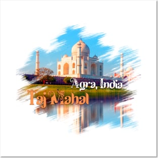 Taj Mahal. Agra, India Posters and Art